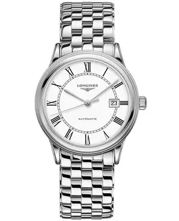 Longines Flagship Automatic White Dial Stainless Steel Men's Watch L49844216
