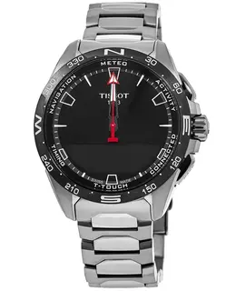 Authentic New Tissot T-Touch Connect Solar Black Dial Titanium Rechargeable Men's Watch t121.420.44.051.00