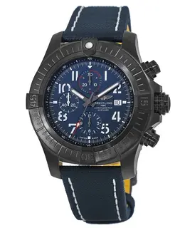 Breitling Super Avenger Chronograph 48 Night Mission Blue Dial Men's Watch Model V13375101C1X2