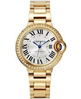 Cartier Ballon Bleu de Cartier WJBB0069, Silver Dial with Diamond Accent Bezel