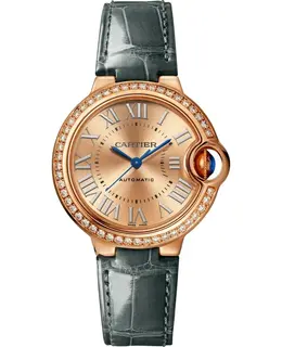 Authentic Cartier Ballon Bleu de Cartier w/ Diamond Bezel WJBB0076
