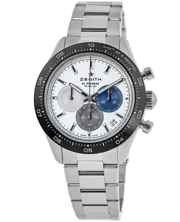 New Authentic Zenith Chronomaster Sport White Panda Dial Steel Men's Watch - Model 03.3100.3600/69.M3100
