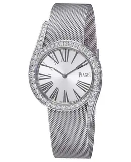 Piaget Limelight Gala Women's Watch Silver Dial Diamond White Gold g0a41212