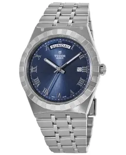 New Tudor M28600-0005 Stainless Steel Men's Watch Royal Blue Dial