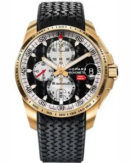 Chopard Mille Miglia Gran Turismo Chrono Black Dial Rubber Strap Men's Watch 161268-5010