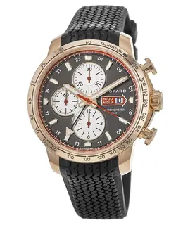 Chopard Mille Miglia Automatic Chronograph 2013 Edition 18kt Rose Gold Rubber Strap Men's Watch 161292-5001