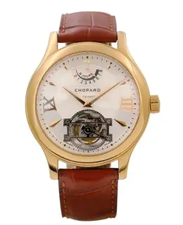 Chopard L.U.C. Tourbillon White Dial Men's Watch 161869-5001