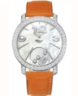 Chopard Happy Diamonds 18kt White Gold Mother of Pearl Women's Watch 207450-1005