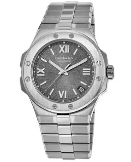 Chopard Alpine Eagle Large Grey Dial Steel Men's Watch 298600-3002