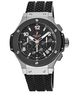 Hublot Big Bang 41mm Automatic Carbon Fiber Chronograph Rubber Men's Watch 341.sb.131.rx