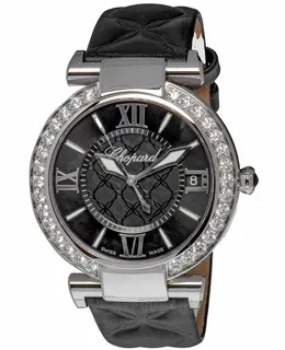 Chopard Imperiale Automatic 40mm Black Onyx Leather Strap Women's Watch 388531-3006