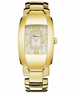 Chopard La Strada Silver Dial Yellow Gold Women's Watch 419254-0001