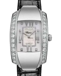 Chopard La Strada Mother of Pearl Diamond Leather Strap Women's Watch 419402-1004