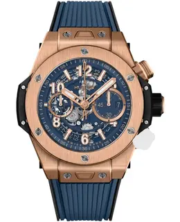 Hublot Big Bang Unico Skeleton Dial Rose Gold Rubber Strap Men's Watch 421.ox.5180.rx