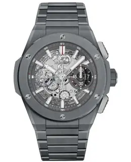 Hublot Big Bang Integral Grey Ceramic Skeleton Dial Ceramic Men's Watch 451.fx.6923.fx