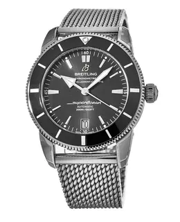 Breitling Superocean Heritage Automatic 42 Black Ceramic Stainless Steel Men's Watch ab2010121b1a1