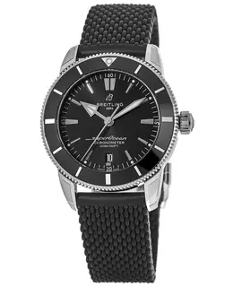 Breitling Superocean Heritage Automatic 44 Black Ceramic Rubber Strap Men's Watch ab2030121b1s1