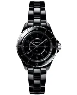 Chanel J12 Phantom Black Dial Black Ceramic Strap Women's Watch h6346