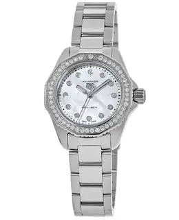 Tag Heuer Aquaracer Professional 200 30mm Diamond Steel Women's Watch wbp1417.ba0622