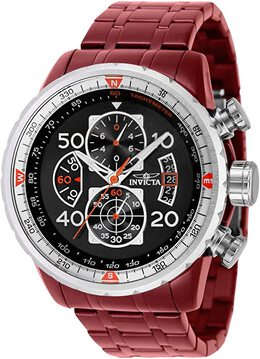 Invicta Aviator Chronograph Quartz Black Dial Mens Watch 40699