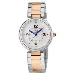 Gevril Piemonte Quartz White Dial Ladies Watch 14204B