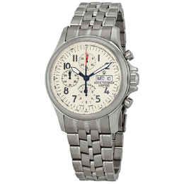 Revue Thommen Airspeed Pilot Chronograph Automatic Mens Watch 17081.6138 with Analog Functions and Sapphire Crystal