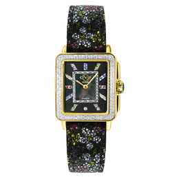 Gevril Padova 12338F - Floral Diamond Mother of Pearl Ladies Watch
