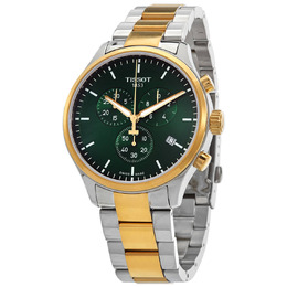 Tissot T-Sport Chronograph Quartz Green Dial Mens Watch Model: T116.617.22.091.00