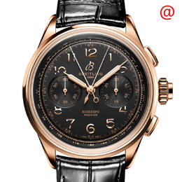 Breitling Premier B15 Duograph Chronograph Hand Wind Chronometer Black Dial Mens Watch rb1510251b1p1