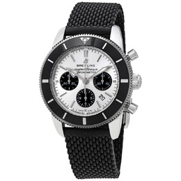 AB016212-G840-279S-A20D.4 Breitling Superocean Heritage II Chronograph Automatic Chronometer Silver Dial Mens Watch