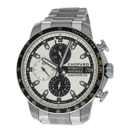 Chopard Grand Prix de Monaco Chronograph Automatic White Dial Mens Watch - 158570-3003