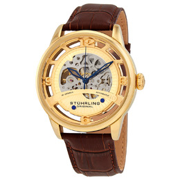 Stuhrling Legacy Automatic Gold Dial Mens Watch m16238