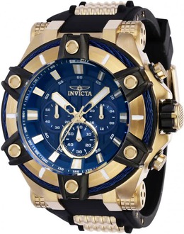 Invicta 39187: Bolt Chronograph Quartz Blue Dial Mens Watch