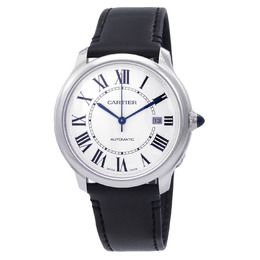 Cartier Ronde Must De Cartier Automatic White Dial Mens Watch wsrn0032