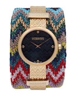 Missoni Watch 50289755mj - Plated Dial, Brand Logo Accents
