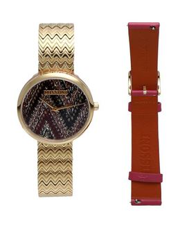 Missoni Wrist Watch 58049736aa featuring a deployant clasp