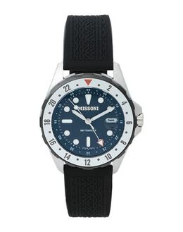 Missoni Wrist Watch 50263921QL - Brand Logo, Adjustable Buckle, Quartz Movement & Stainless Steel Case