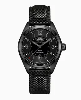 New Hamilton H70695735 - Authentic Men's Khaki Field Day Date Auto Watch
