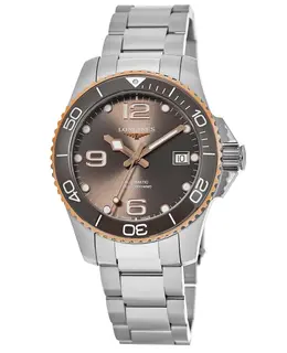 Longines HydroConquest Automatic Grey Dial Steel Men's Watch l3.780.3.78.6