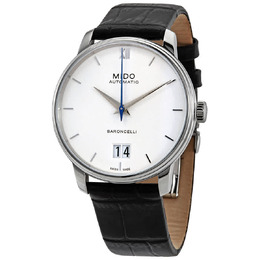 mido Baroncelli III Automatic White Dial Mens Watch M0274261601800