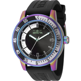 Invicta Specialty Quartz Black Dial Mens Watch 37011