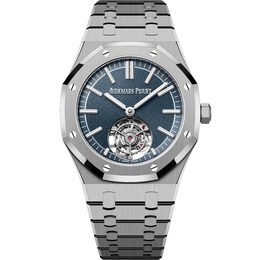 Audemars Piguet Royal Oak Tourbillon Automatic Blue Dial Mens Watch 26730ti.oo.1320ti.02