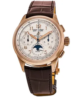 Authentic Breitling Premier B25 Datora Men's Watch Model RB2510371G1P1 Copper Dial Automatic Chronograph