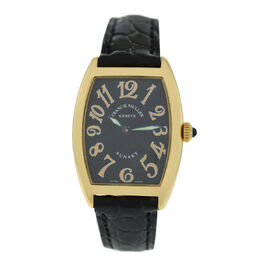 Pre-owned Franck Muller Sunset Quartz Black Dial Ladies Watch 1752