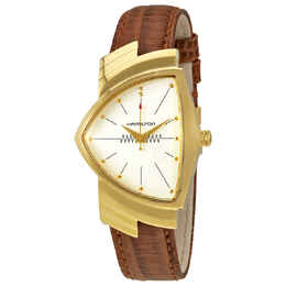 H24301511: Hamilton Ventura Asymmetric White Dial Mens Watch