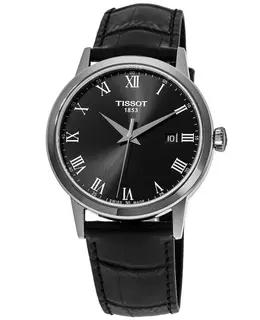 Tissot Classic Dream Black Dial Leather Strap Men's Watch t129.410.16.053.00