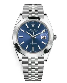 Rolex Datejust 41 Stainless Steel Blue Dial Men's Watch Model M126300-0002