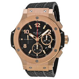 Pre-owned Hublot Big Bang Chronograph Black Dial Mens Watch 301.px.130.rx