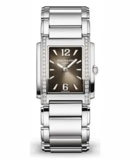 Patek Philippe Twenty-4 30mm Grey Dial Steel Women's Watch Model: 4910/1200A-010