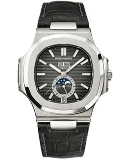 Patek Philippe Nautilus Men's Watch Model 5726A-001, Stainless Steel Calfskin Alligator